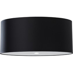 Plafondlamp minimalistisch otto zwart