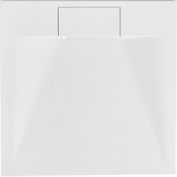 AZZURRO - Douchebak - Wit - 90 x 90 x 3 cm - SMC (kunststof)