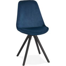 RICKY stoel 48x56x84 cm Blauw