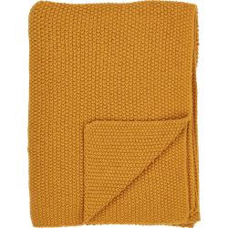 Geeske plaid okergeel - 170 x 130 cm