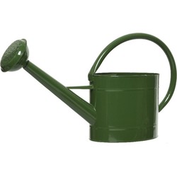 Decoris gieter - voor binnen/buiten - donkergroen - zink - 5 liter - Gieters