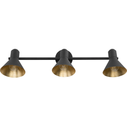 Beliani MERSEY - Plafondlamp-Zwart-Staal