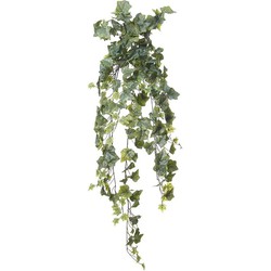 Louis Maes kunstplant met blaadjes hangplant Klimop/hedera - groen - 105 cm - Kunstplanten
