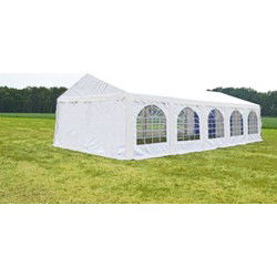 Premium Partytent PVC 6x12x2 mtr in Wit