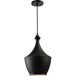 QUVIO Hanglamp rond zwart - QUV5107L-BLACK