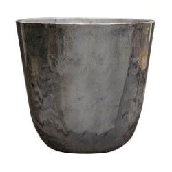 Pot Palermo marble grey D17 H15 cm