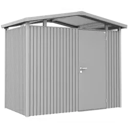 BIOHORT | Berging Panorama | Zilver Metallic | Formaat 1 | 273 x 158 cm | Standaard deur