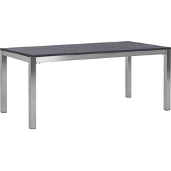 Beliani GROSSETO - Eettafel-Grijs-Graniet, RVS