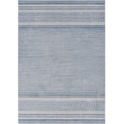 Vercai Rugs Cashmere Collectie - Laagpolig Vloerkleed - Zacht Tapijt met Modern Ontwerp - Polyester - Lichtblauw - 160x230 cm