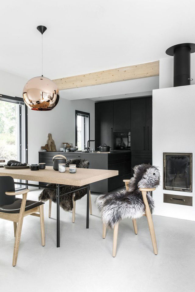 Shop the look: zwarte woonkeuken