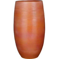 Mica Decorations Bloempot Porto - 39x39x70 cm - Terracotta - peach