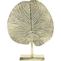 Ornament Leaf - Goud - 34x9x43cm