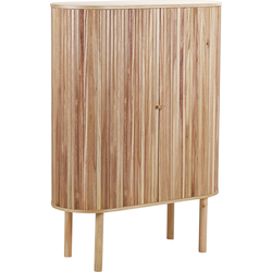 MANARA - Dressoir - Lichthout - 130 cm - Paulowniahout