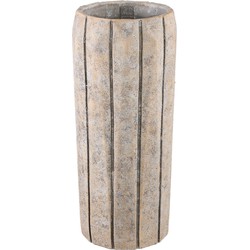 PTMD Bloempot Imani - 24x24x55 cm - Cement - Taupe