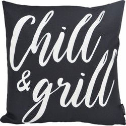 Sierkussen Chill & Grill - Outdoor | 45 x 45 cm | Katoen/Polyester