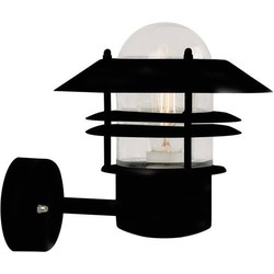 Wandlamp buiten koper-zwart-gegalvaniseerd-inox E27 230