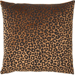 Dutch Decor SURI - Sierkussen met dierenprint 45x45 cm Tobacco Brown - bruin - Dutch Decor