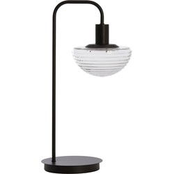 Tafellamp Baylie - Mat zwart - 30x20x61cm