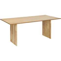 Beliani MOORA - Eettafel-Lichte houtkleur-MDF