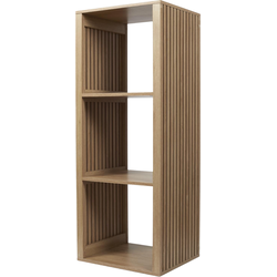 MISOU Klaus Wandkast - Open - Vakkenkast met 3 Vakken - Hout - Opbergkast - Speelgoed - Boekenkast