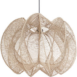 Beliani MANINGA - Hanglamp-Natuurlijk-Papier touw