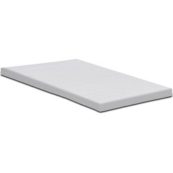 H&D Topper Hoeslaken - 100% Jersey Katoen - 200x200 cm - Tot 15cm matrasdikte - 220 g/m² - Wit