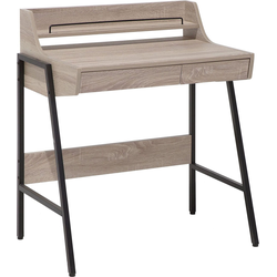 Beliani BROXTON - Bureau-Lichte houtkleur-MDF