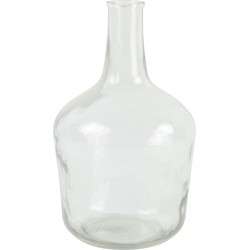 Countryfield vaas - transparant helder - glas - XL fles - D25 x H42 cm - Vazen