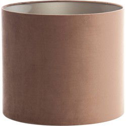 Light & Living - kap - Velours - bruin - textiel - Ø 35cm - E27 - 2235774