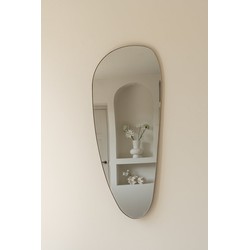 Indore Home - Spiegel Dean - organische vorm - asymmetrisch - wandspiegel - 120cm - goud