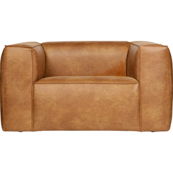 WOOOD Bean Fauteuil - Recycle Leer - Cognac - 74x146x98