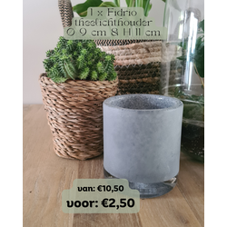 FIDRIO - Cilinder small grey frosted Super Sale