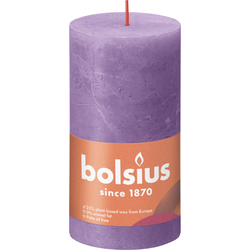 Rustiek stompkaars 130/68 Vibrant Violet