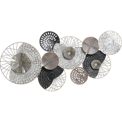 Beliani CESIUM - Wanddecoratie-Zwart-IJzer