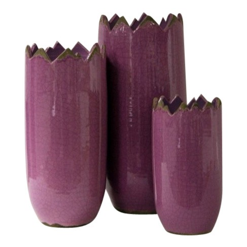 Villa Pottery  Peak Collection Lilac Vaas - 