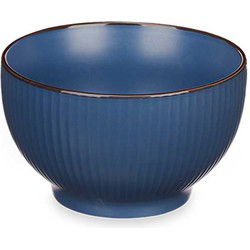 Vivalto Kommetjes/schaaltjes - Mistique - porselein - D14 x H8 cm - blauw - Stapelbaar - Kommetjes