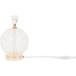 Table Lamp - Crystal Ball- Glass - Clear - E27 -19x19x20cm