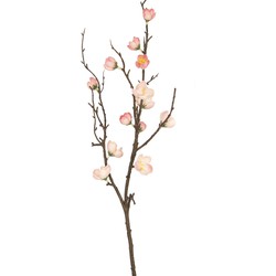 Kunsttak Prunus 78 cm roze