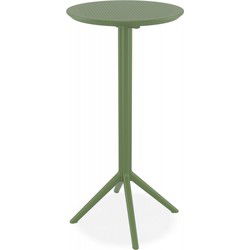 Opvouwbare statafel GIMLI 60 BAR 60x60x108 cm Groen
