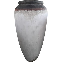 PTMD Kajetan White Round GRC High Pot S