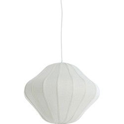 Light & Living - hanglamp - Sukau - wit - textiel - E27 - 2987806