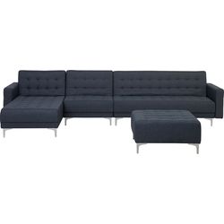 Beliani ABERDEEN - Modulaire Sofa-Grijs-Polyester