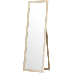 Ruby staande houten spiegel whitewash - 170 x 55 cm