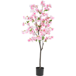 Greenmoods Kunst Kersenbloesem - Prunus serrulata - Nep plant - 1 Stuk - 150cm - Roze