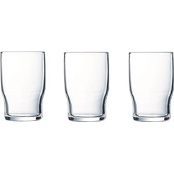 18x Stuks drinkglazen/waterglazen 220 ml - Drinkglazen