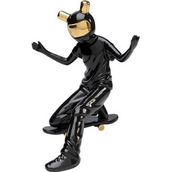 Kare Decofiguur Skating Astronaut Black 21cm