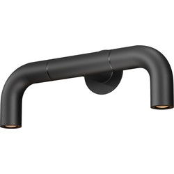 Outdoor - Wandlamp Sleek - Roestvrij staal - Grafiet