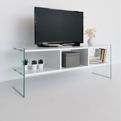 TV Meubel Coral Wit Melamine 120x45x35 cm