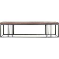 DTP Home Coffee table Timber rectangular,35x140x40 cm, mixed wood