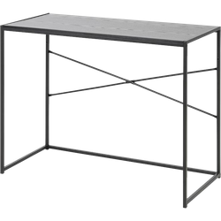 Vic houten bureau zwart - 100 x 45 cm